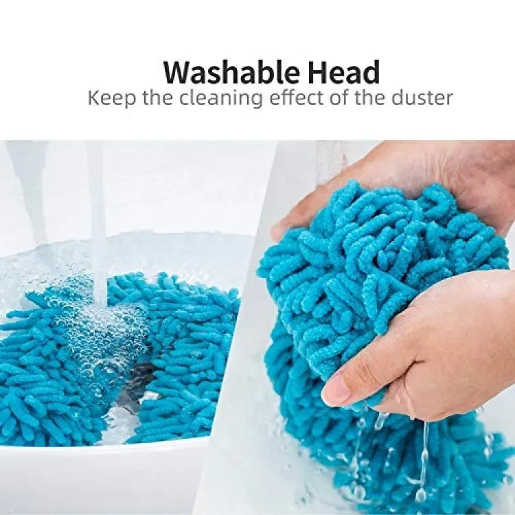 Flexible Microfiber Duster with Telescopic Stainless Steel Handle