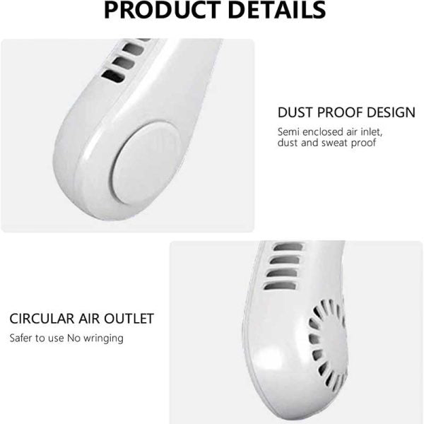 Bladeless Rechargeable Neck Fan