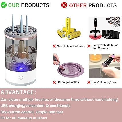 3 In 1 Electric Brush Cleaner