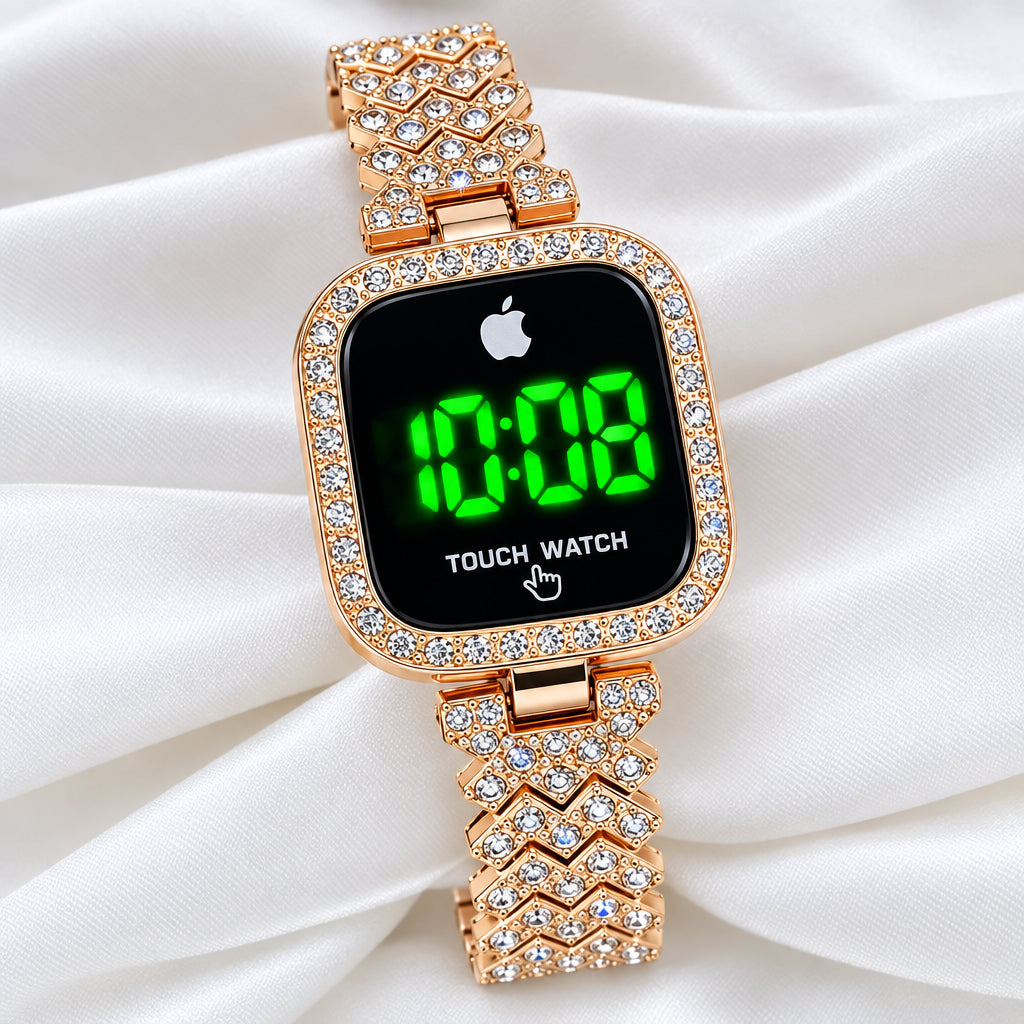 Ladies Square Dial Digital Watch