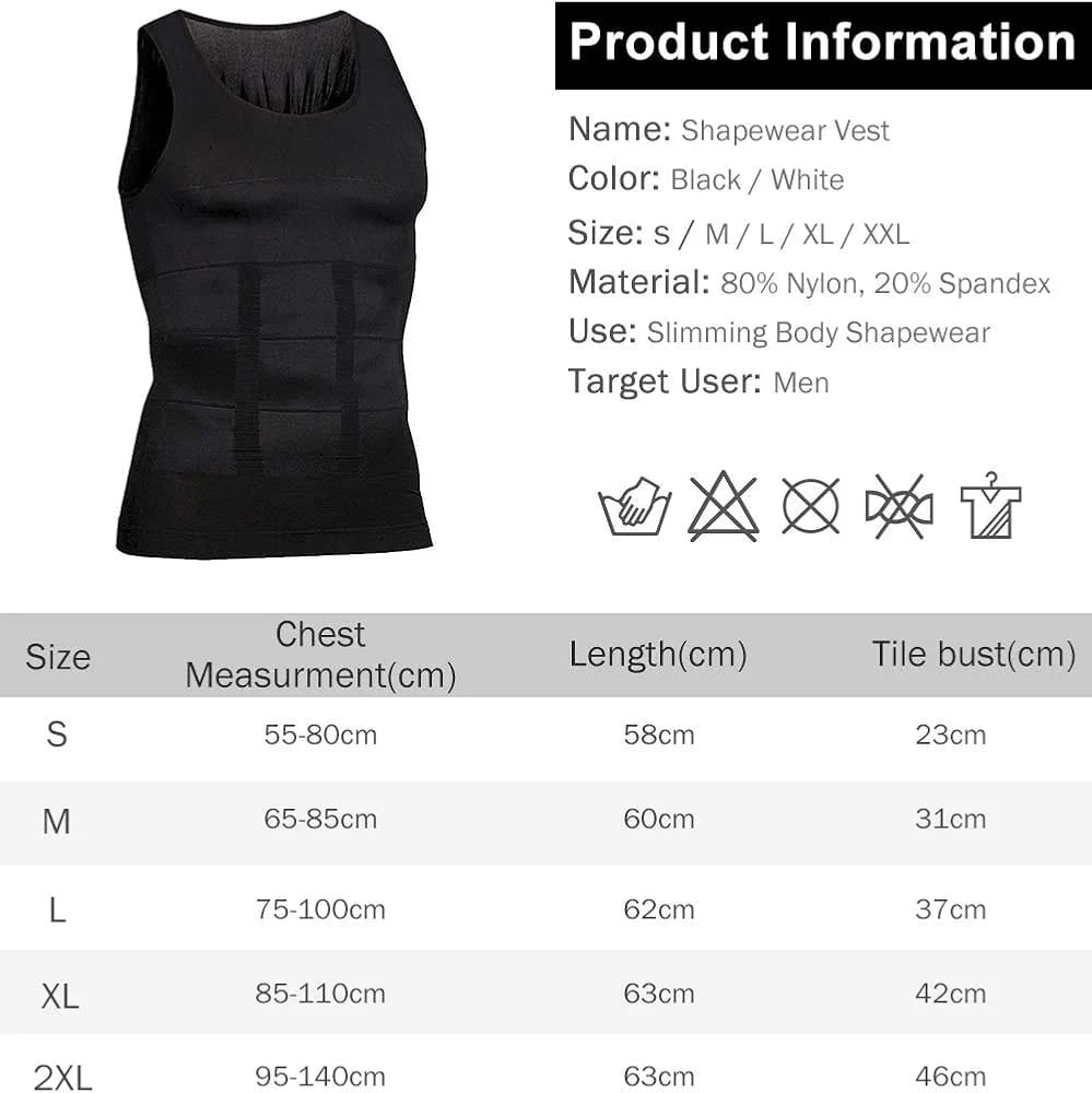 Emporium Bazaar Body Compression Vest – Lifestyle Wear Under Shirt Pakistan