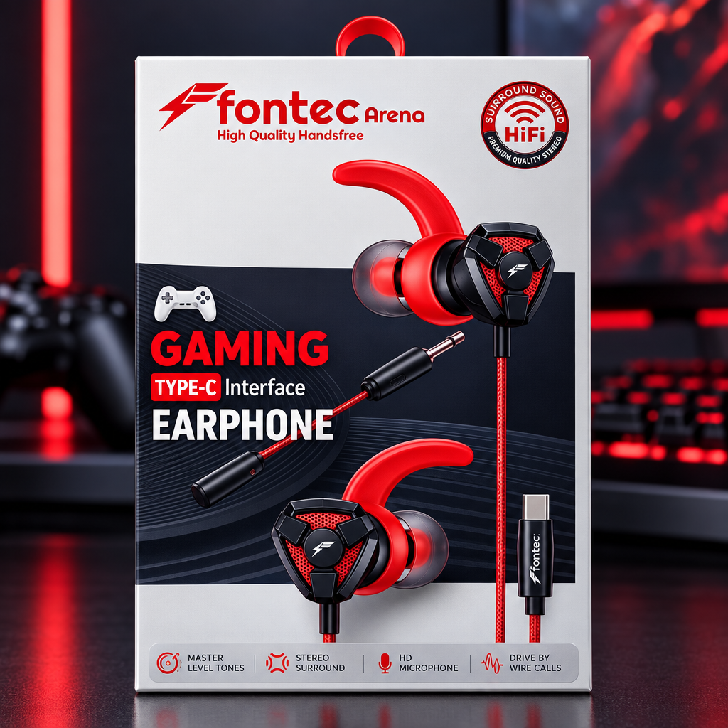 Fontec Arena Type-C Gaming Earphones