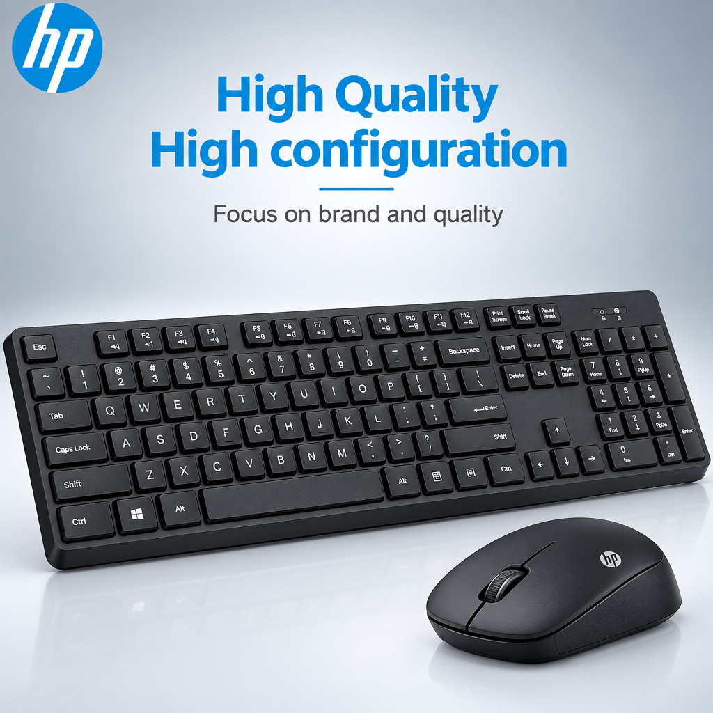 Emporium Bazaar CS-700 HP Wireless Keyboard Mouse Combo – Silent Office Set Price Pakistan