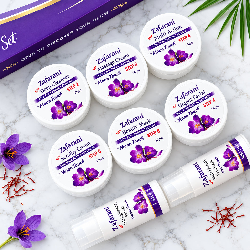 Emporium Bazaar Zafarani Facial Set 50ml – Saffron Skin Brightening Zafrani Face Kit Pakistan