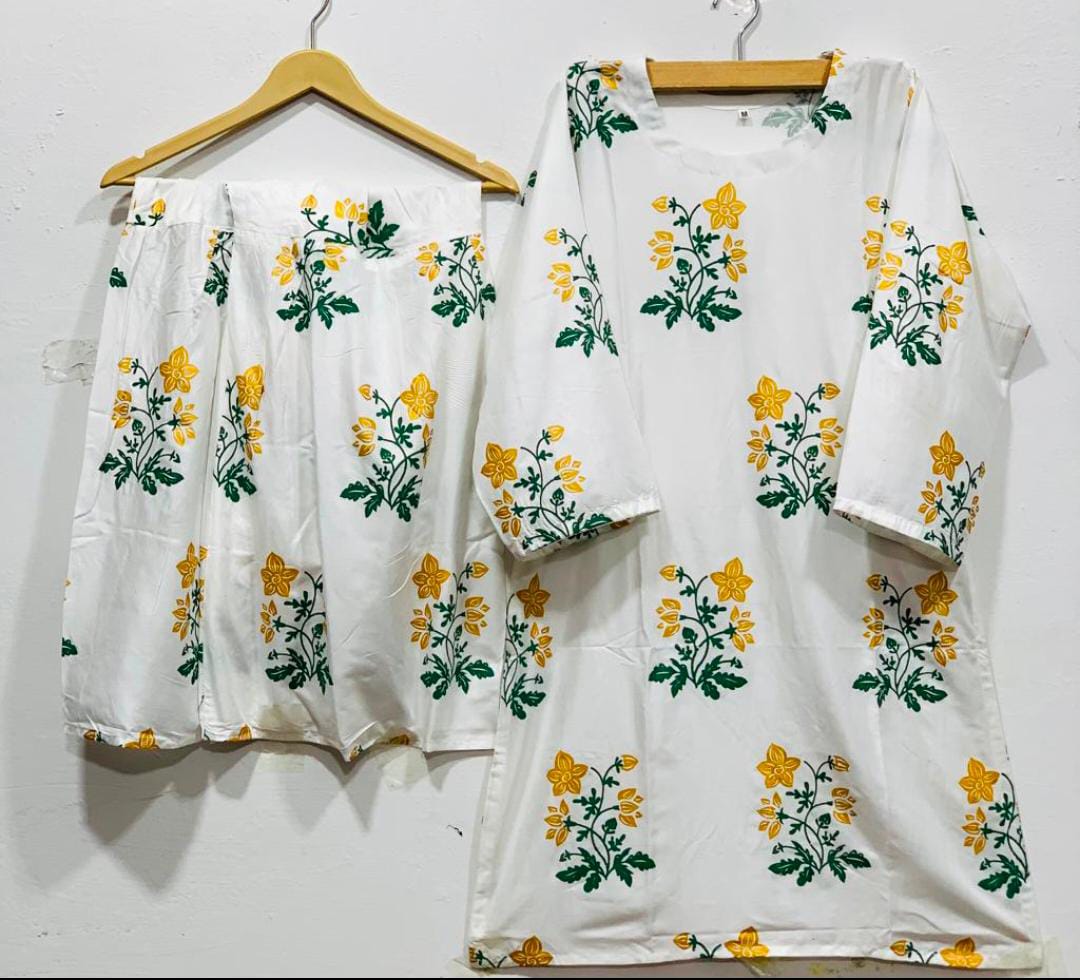 2 Pcs Stitched Sharara
