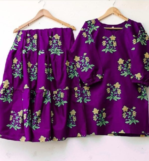 2 Pcs Stitched Sharara