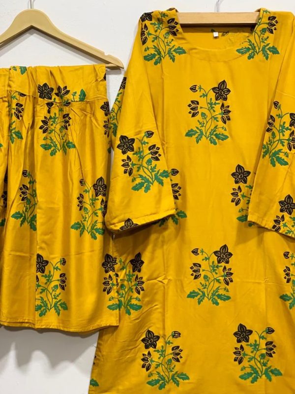 2 Pcs Stitched Sharara