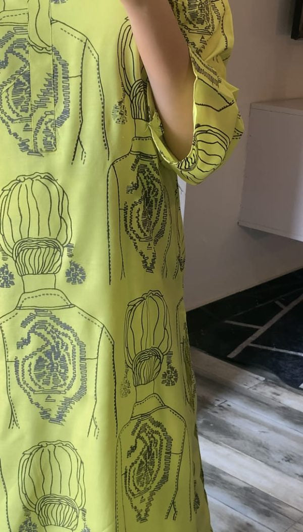 Girl Print 2 Pcs Dress