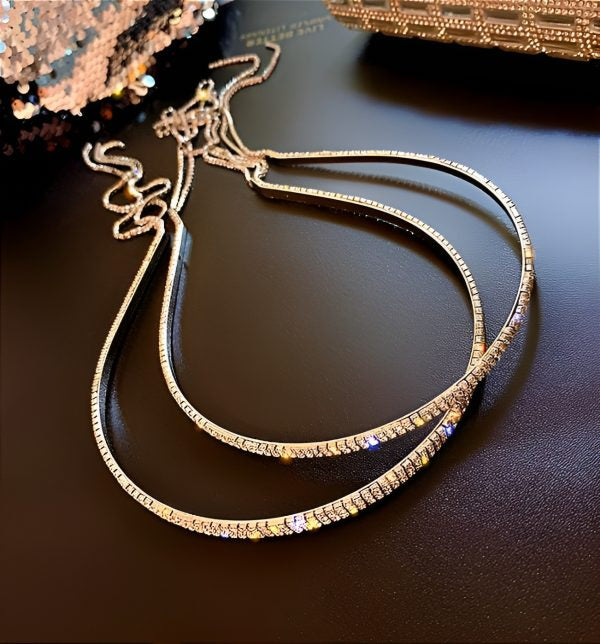 2 Layered Diamonds Headband