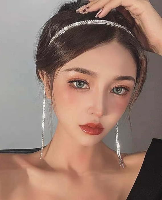 2 Layered Diamonds Headband