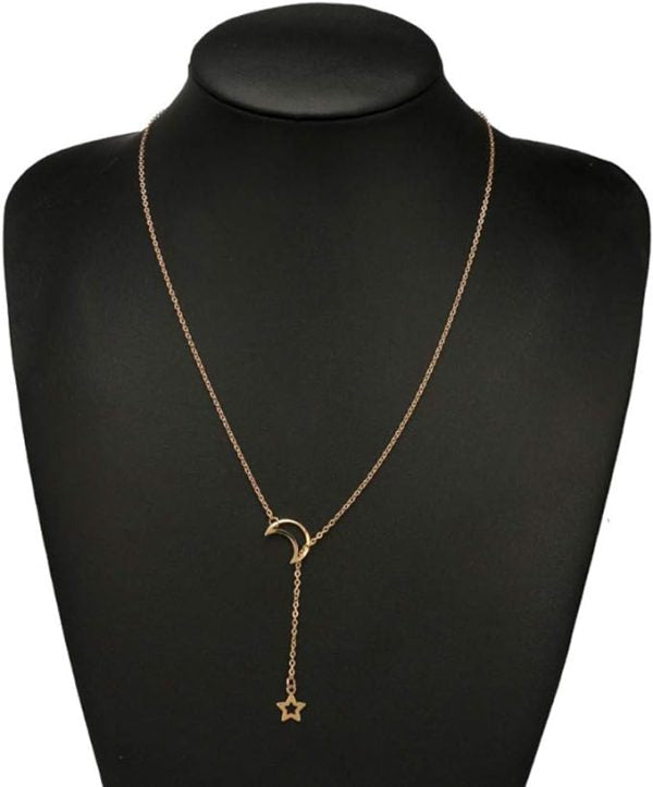 Moon Star Pendant Necklace