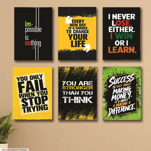 Set of 6 Wall Art Decor