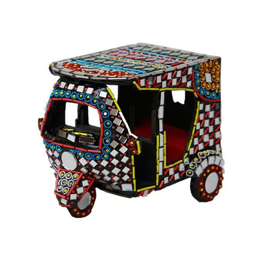 Rikshaw Art Glass Work Art Antique