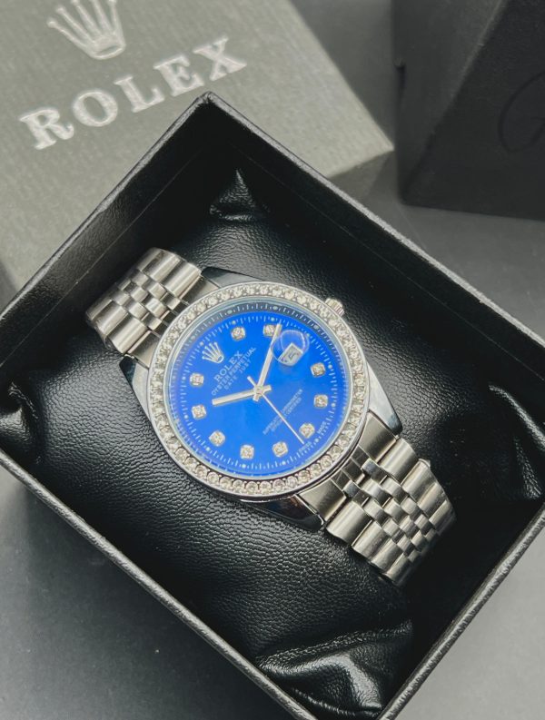 Rolex Stylish Stone Watch