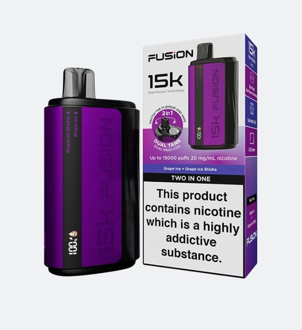 Fusion Original Dual Flavor Vape 15000 Puffs