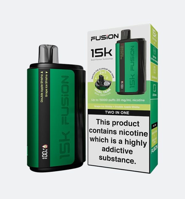 Fusion Original Dual Flavor Vape 15000 Puffs