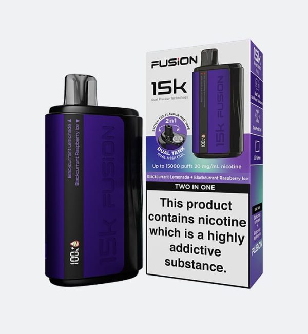 Fusion Original Dual Flavor Vape 15000 Puffs