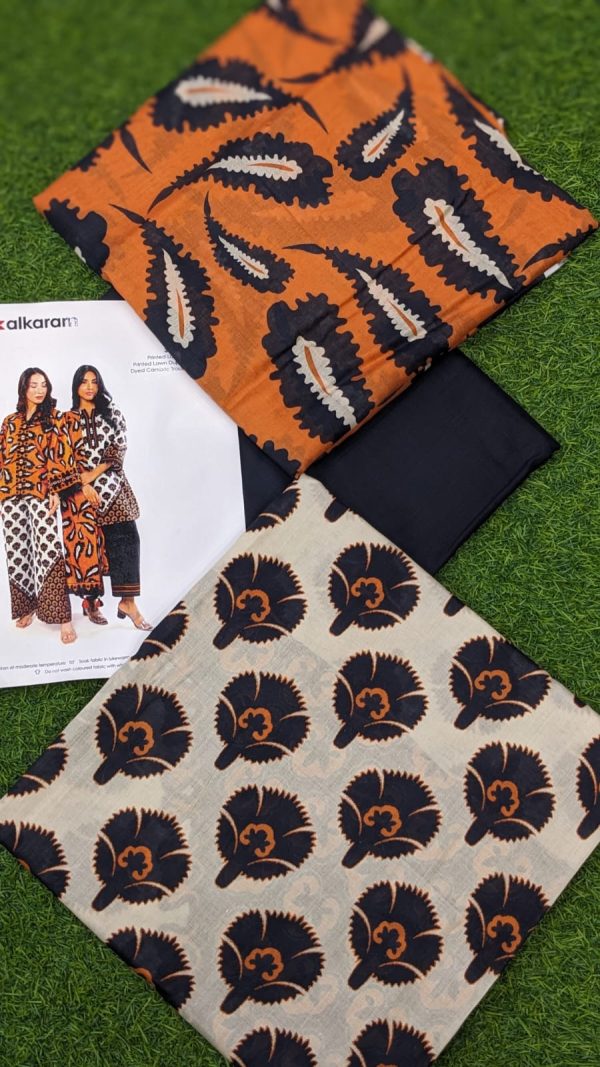 Alkaram Lawn | Unstitched 3 Pcs