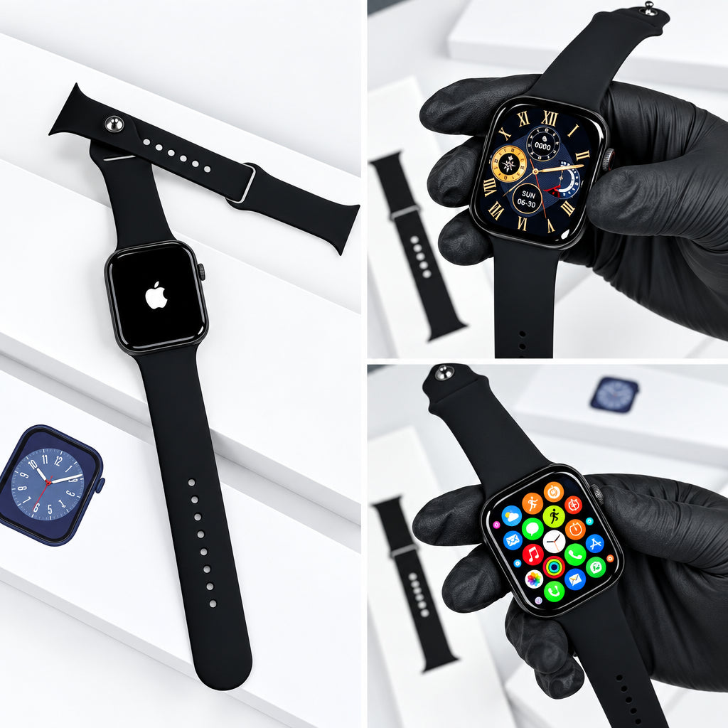 Emporium Bazaar Series 9 Smart Watch Apple Logo Design – 2 Straps Smartwatch Price Pakistan