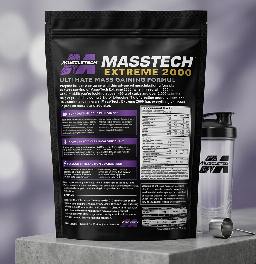 MuscleTech Mass Tech Xtreme 2000 Mass Gainer