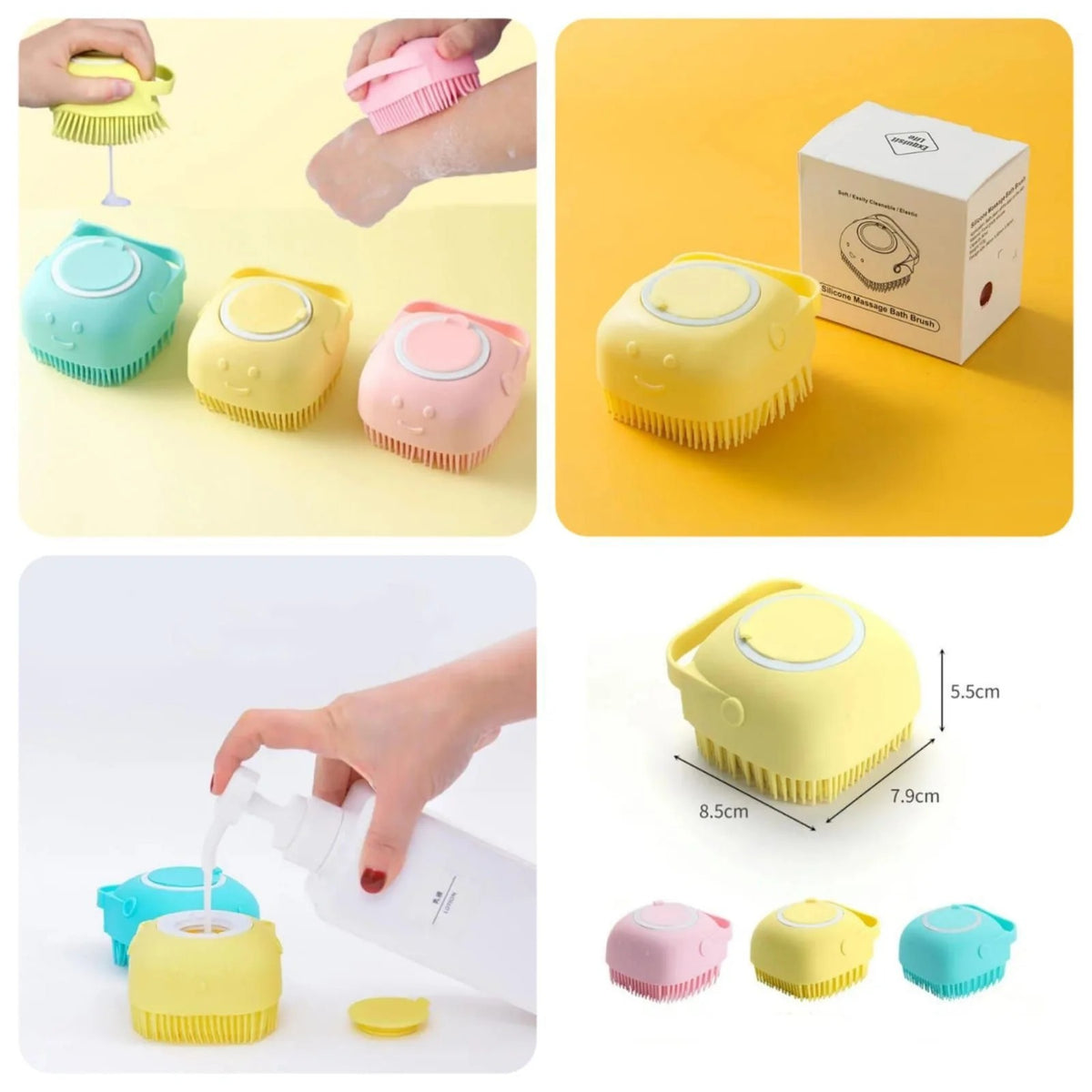Soft Silicone Bath Brush