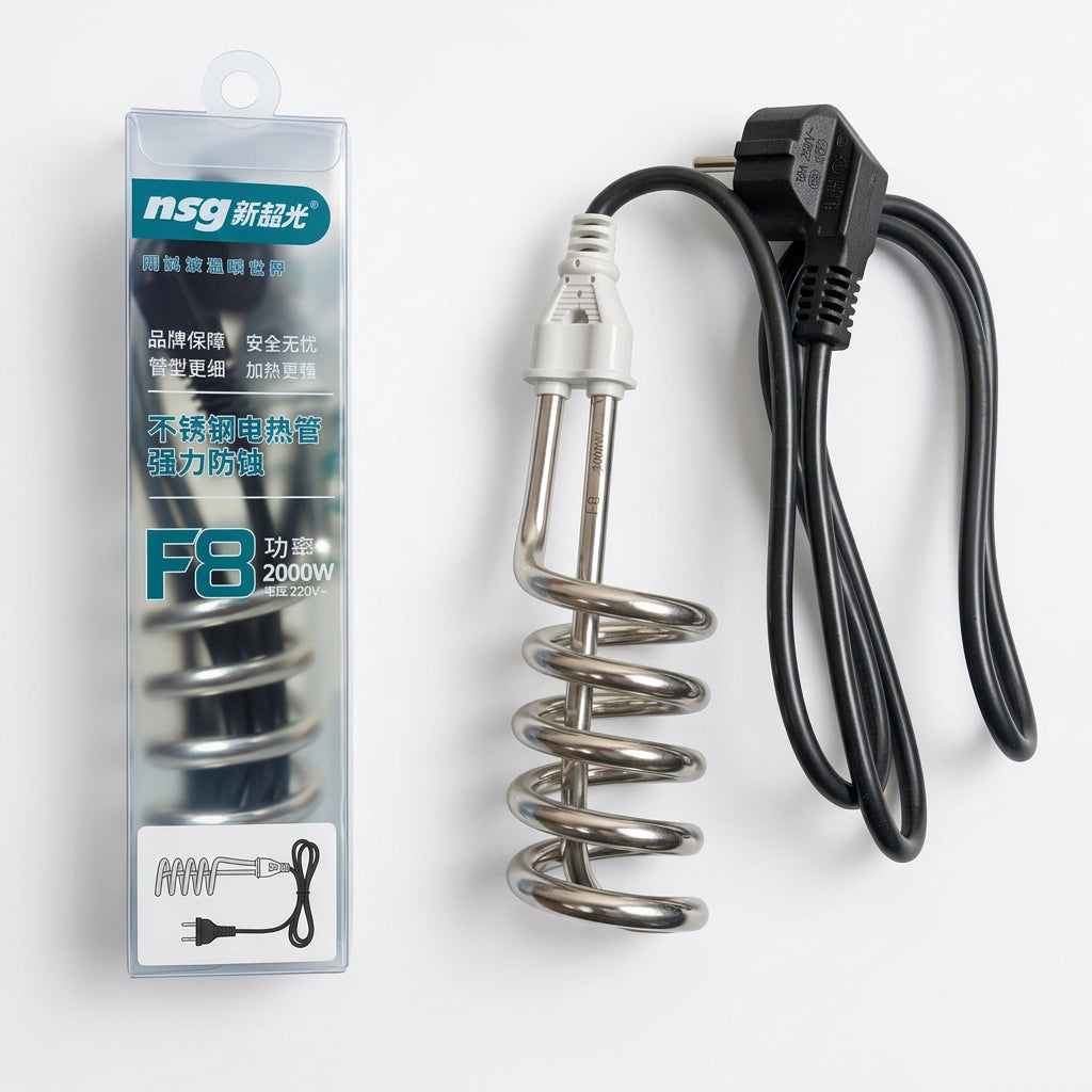 Emporium Bazaar NSG F8 2000W Electric Rod – Heating Coil, Power Cord and Packaging | Pakistan