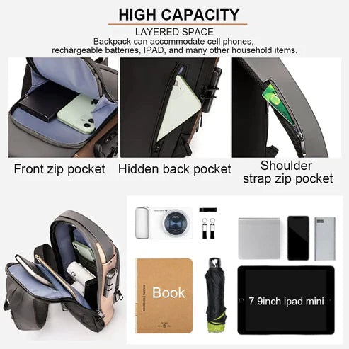 Anti Theft | Gym Sports Bag