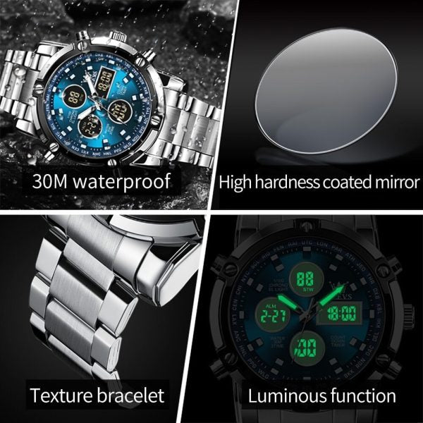 Skemie Men’s Digital Waterproof Watch