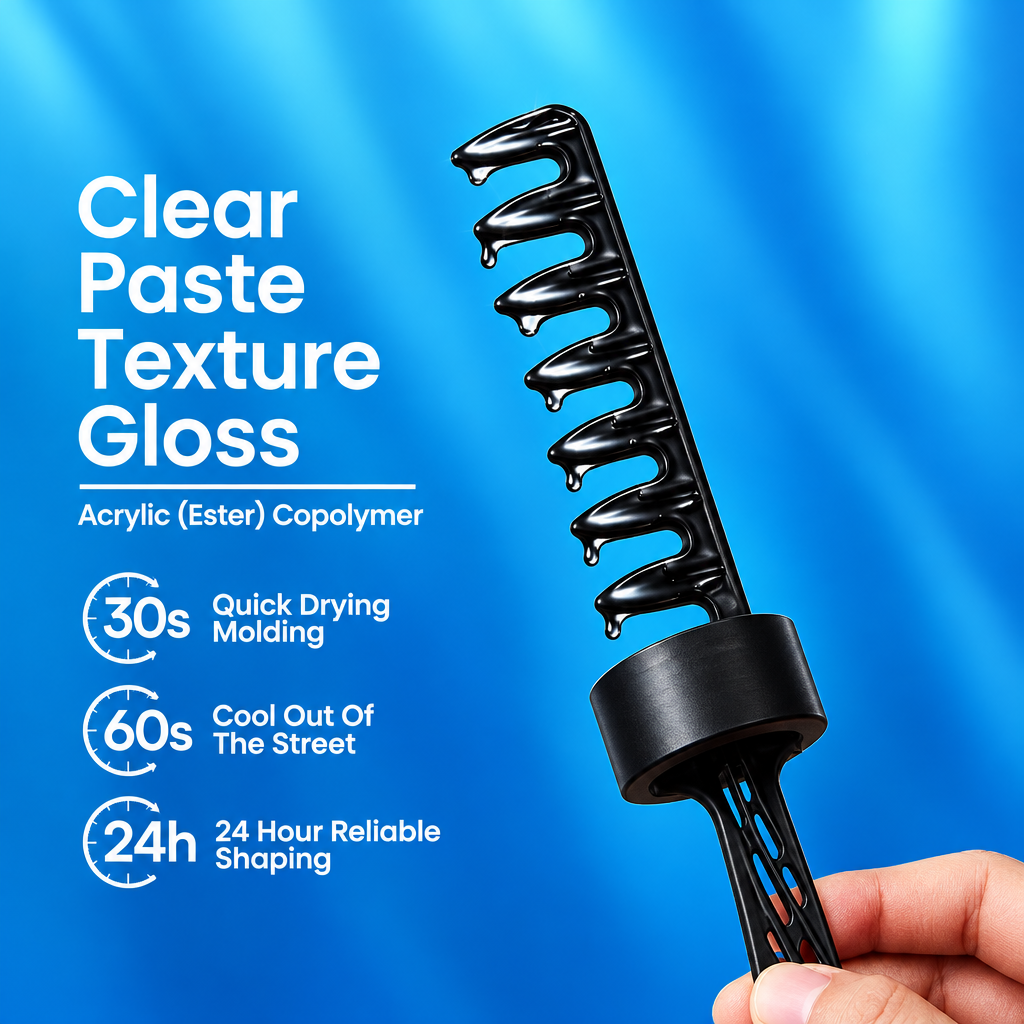 Emporium Bazaar Ecrin Hair Gel – No Flakes Daily Use Strong Hold Gel with Comb | Pakistan