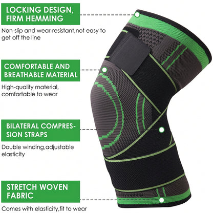 Emporium Bazaar Adjustable Knee Sleeve – Cross-Wrap Strap Fitting Demonstration | Pakistan