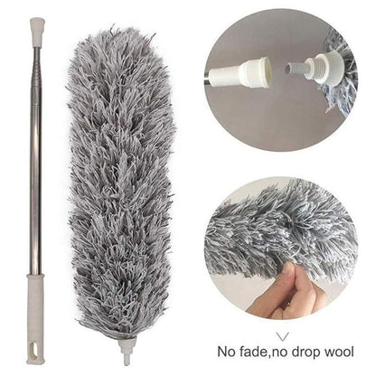 Microfiber Flexible Duster for High Ceilings, Fans, and Tight Corners