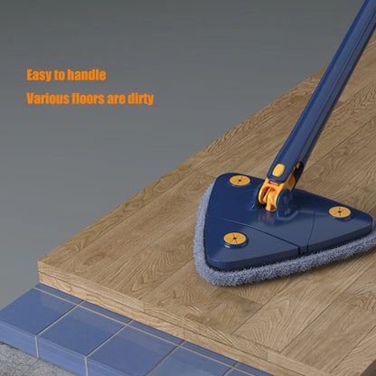 360° Triangle Mop with Twist Squeeze System