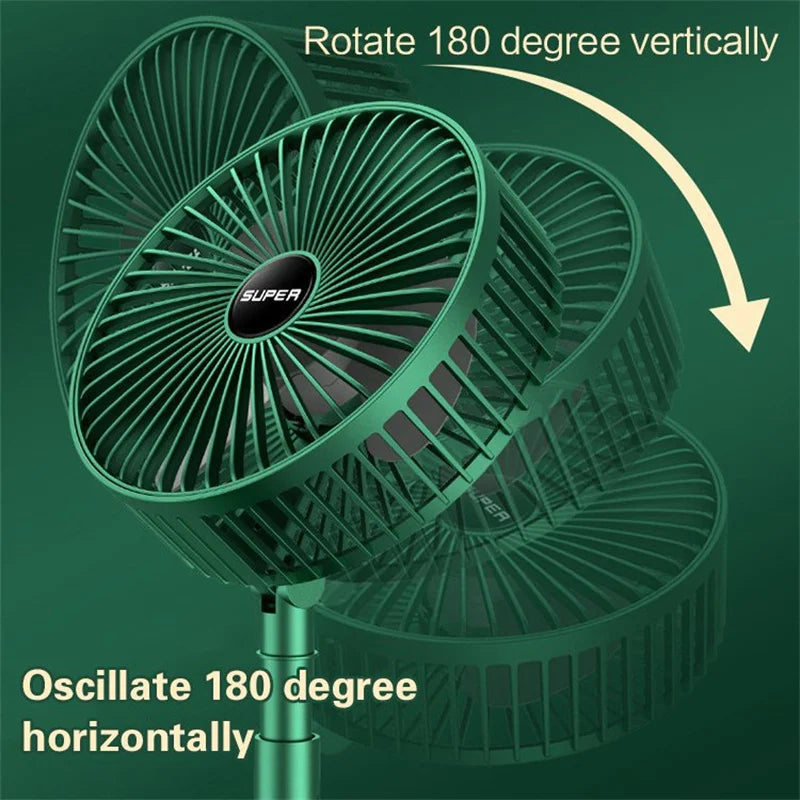 Super Telescopic Folding Fan