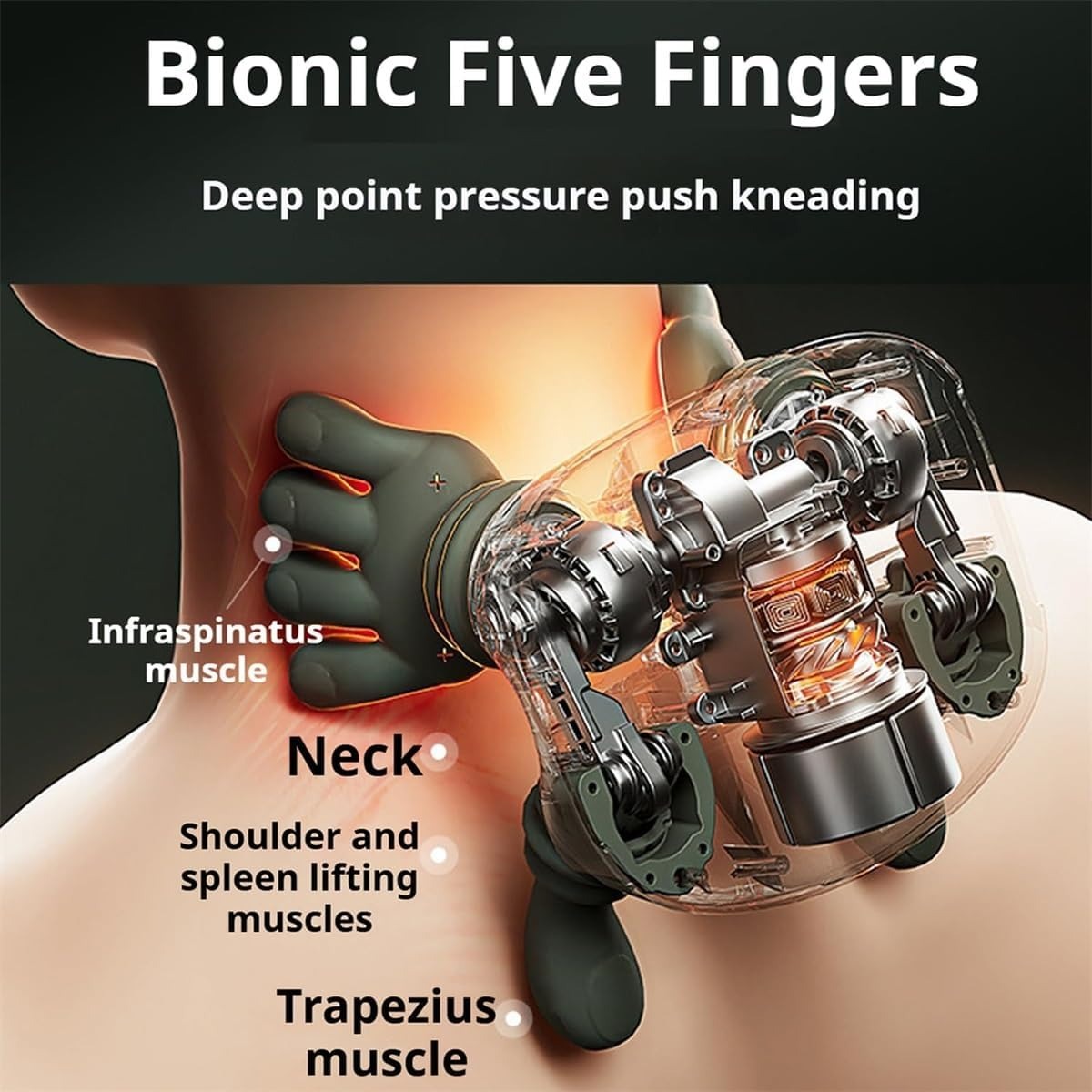Smart Finger Pressure Neck & Shoulder Massager