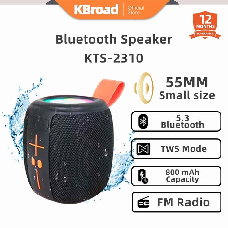 Waterproof RGB Bluetooth Speaker