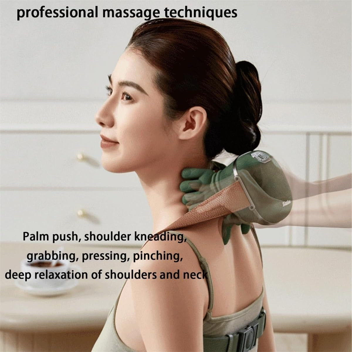 Emporium Bazaar Neck Massager – Finger-Style Kneading with Shoulder Strap | Pakistan
