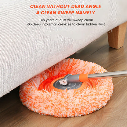 360° Rotating Microfiber Mop with Extendable Handle