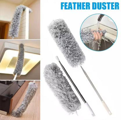 Microfiber Flexible Duster for High Ceilings, Fans, and Tight Corners