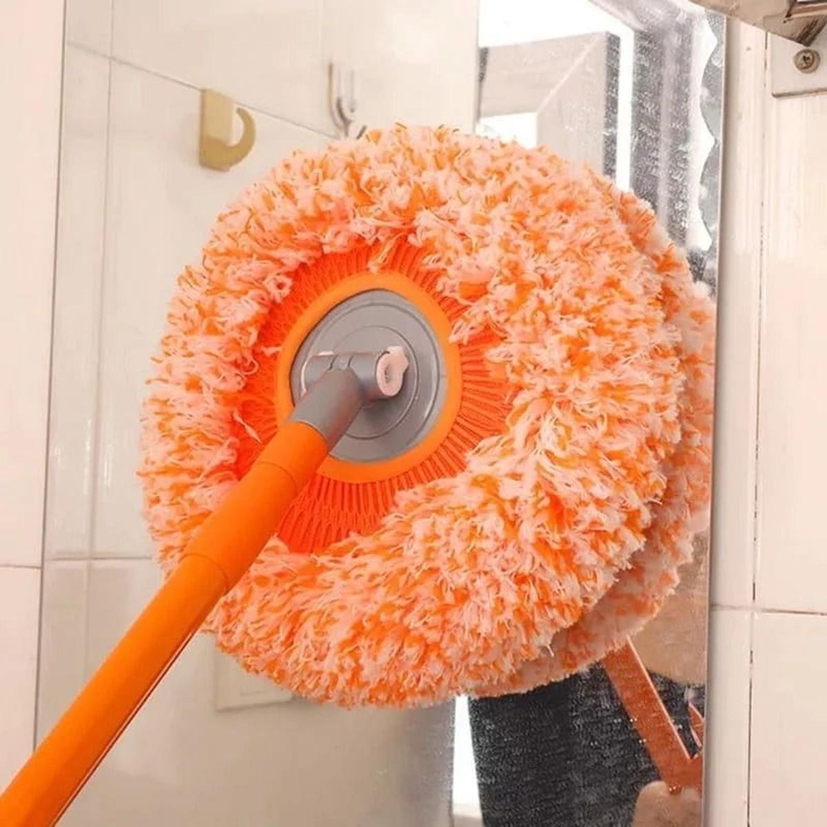 360° Rotating Microfiber Mop with Extendable Handle