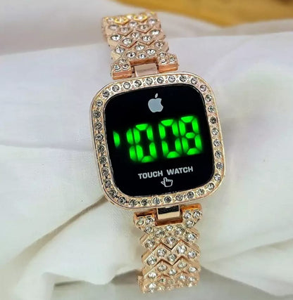 Ladies Square Dial Digital Watch