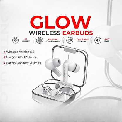 Fontec Glow Earbuds With Heavy Bass & Intelligent Touch Control