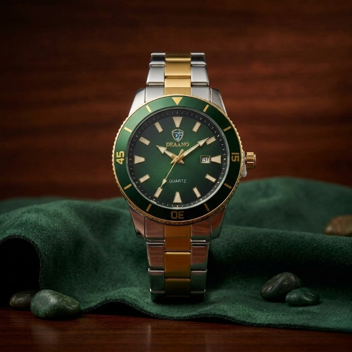 Premium Men's Stainless Steel Quartz Watch