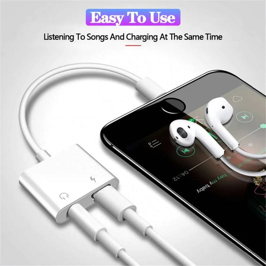 2-in-1 Lightning Headphone/Adapter Cable