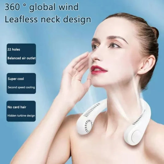 Bladeless Rechargeable Neck Fan
