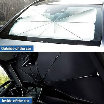 Foldable Car Windshield Sun Shade Umbrella