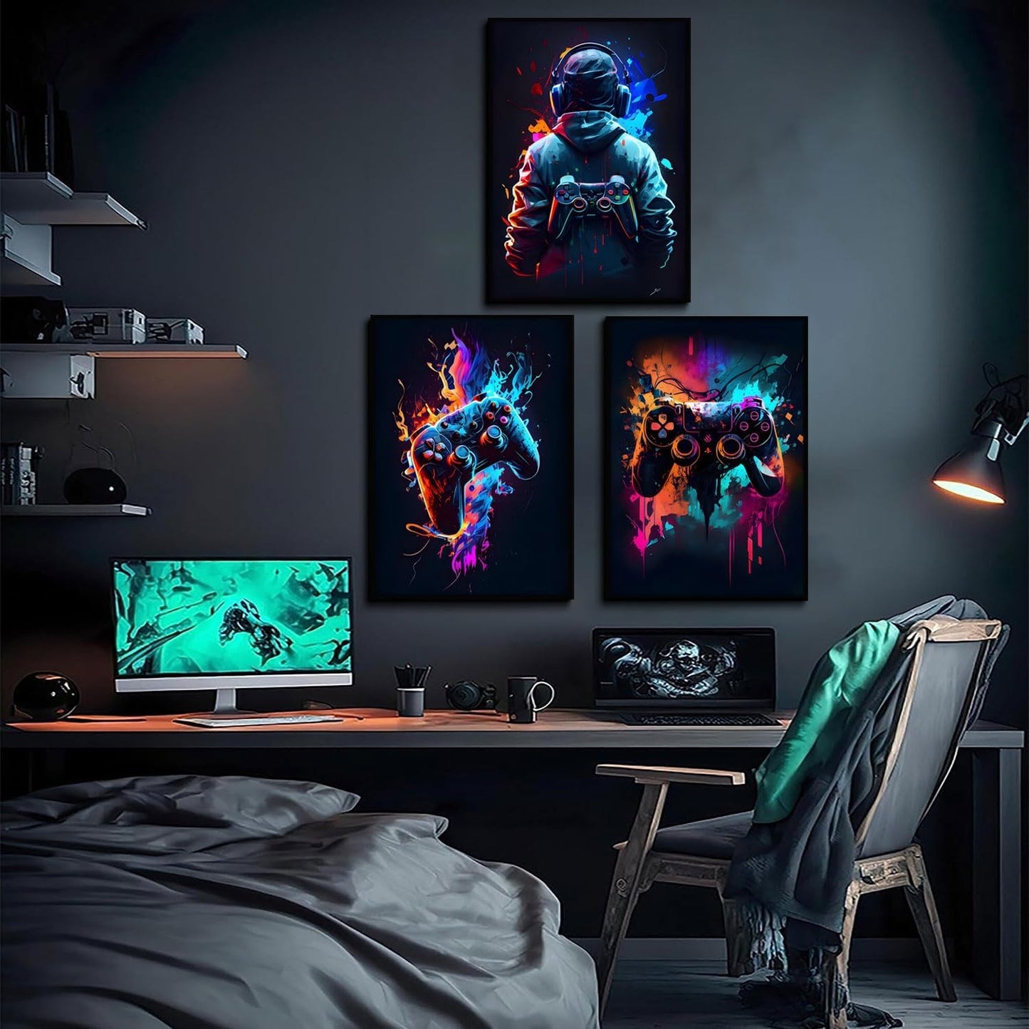 Cool Gaming Wall Art Photo Tiles