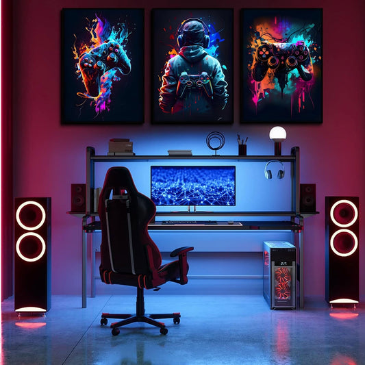 Cool Gaming Wall Art Photo Tiles