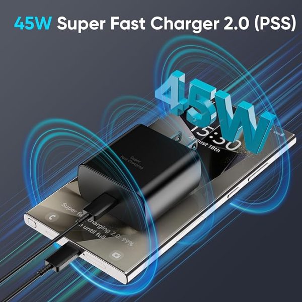 Original Samsung 45w Super Fast Charger Type C