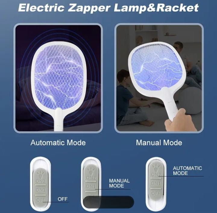 Rechargeable Mosquito Racket with Charging Stand