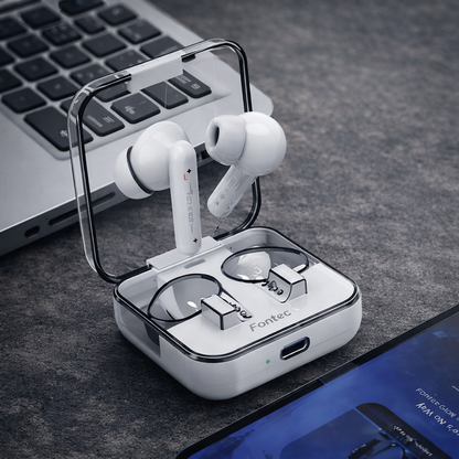 Fontec Glow Earbuds With Heavy Bass & Intelligent Touch Control